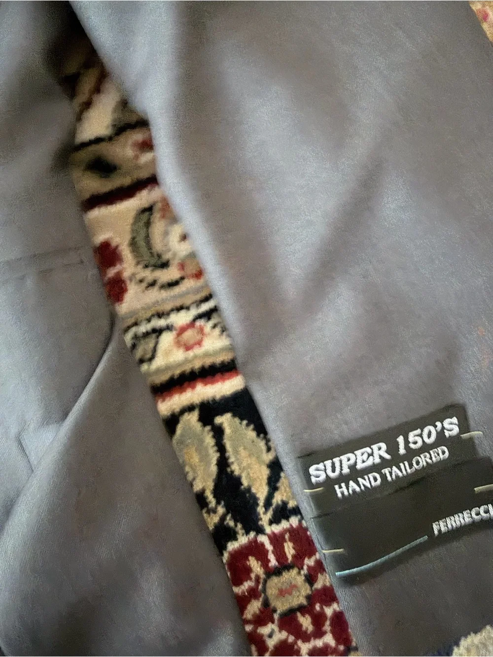 Ferrecci Men's Gray Single-Breasted Sport Coat
